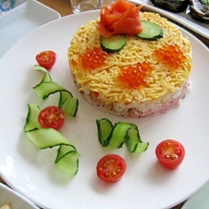 豪華！お寿司のケーキ